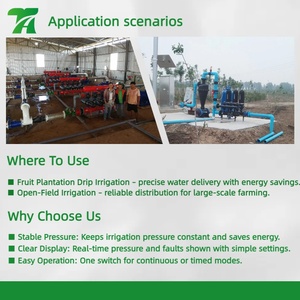 1 VFD 3 tủ điều khiển áp suất không đổi, cấp công nghiệp 380V cho tưới tiêu trang trại lớn, hệ thống phun nước và nhỏ giọt - Product Image 3