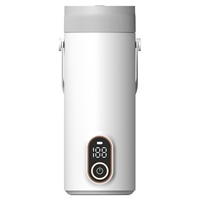 Bouilloire Électrique Sans Fil Rechargeable à Ébullition Rapide, Contrôle de Température, Capacité 350ml, 300W, Idéale Hôtels et Foyers - Meilleure Vente