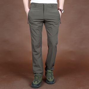 Pantalones Softshell de verano con logotipo personalizado para hombre, pantalones transpirables a prueba de viento resistentes al agua para deportes al aire libre, pantalones largos de <span class=keywords><strong>Golf</strong></span> de talla grande - Product Image 4