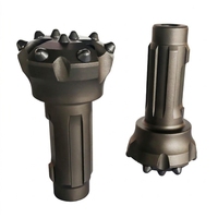 CIR90 110mm DTH Hammer Button Bit Concave Face Ballistic Inserts pour le forage de trous de dynamitage miniers et de puits d'eau