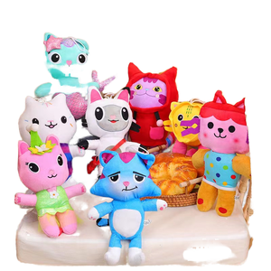 Peluche <span class=keywords><strong>de</strong></span> Gato Sirena Unisex Súper Suave, Juguete <span class=keywords><strong>de</strong></span> Peluche Personalizado con Bolsa <span class=keywords><strong>de</strong></span> Algodón PP para Aliviar el Estrés <span class=keywords><strong>de</strong></span> los Niños - Product Image 1