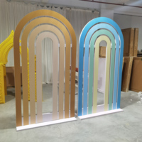 Toile de fond pour mariage Arc-en-ciel Décorations pour événements Mariage