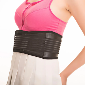 Ceinture <span class=keywords><strong>de</strong></span> soutien lombaire flexible et ventilée avec large sangle élastique, couche intérieure en maille respirante, fermeture pour protection lombaire - Product Image 1