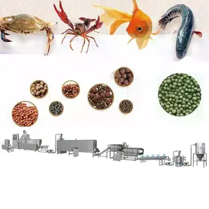 Fish Feed Making Machines Fish Feed Pellet Dryer Machine Automatic Fish Feed Machine Packaging Price In China