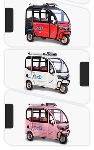 สกู๊ตเตอร์ไฟฟ้าขนาดเล็กสามล้อขนาด1200วัตต์สำหรับผู้ใหญ่สีชมพูสีดำสีเขียวตัวถังเงิน48โวลต์แบตเตอรี่ที่ใช้กรดสำหรับผู้โดยสาร EEC - Product Image 3