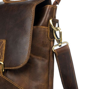 Bolsos de cuero para portátiles totalmente personalizados, los más vendidos, nueva tendencia, bolsos de cuero de diseño personalizado para portátiles, mochilas al por mayor. - Product Image 5