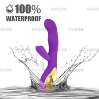 Meistverkaufter AV-Zauberstab Rabbit-Vibrator 10 Vibrationsmodi 100% Wasserdicht G-Punkt Klitoris-Stimulator für Frauen Erwachsenen-Sexspielzeug