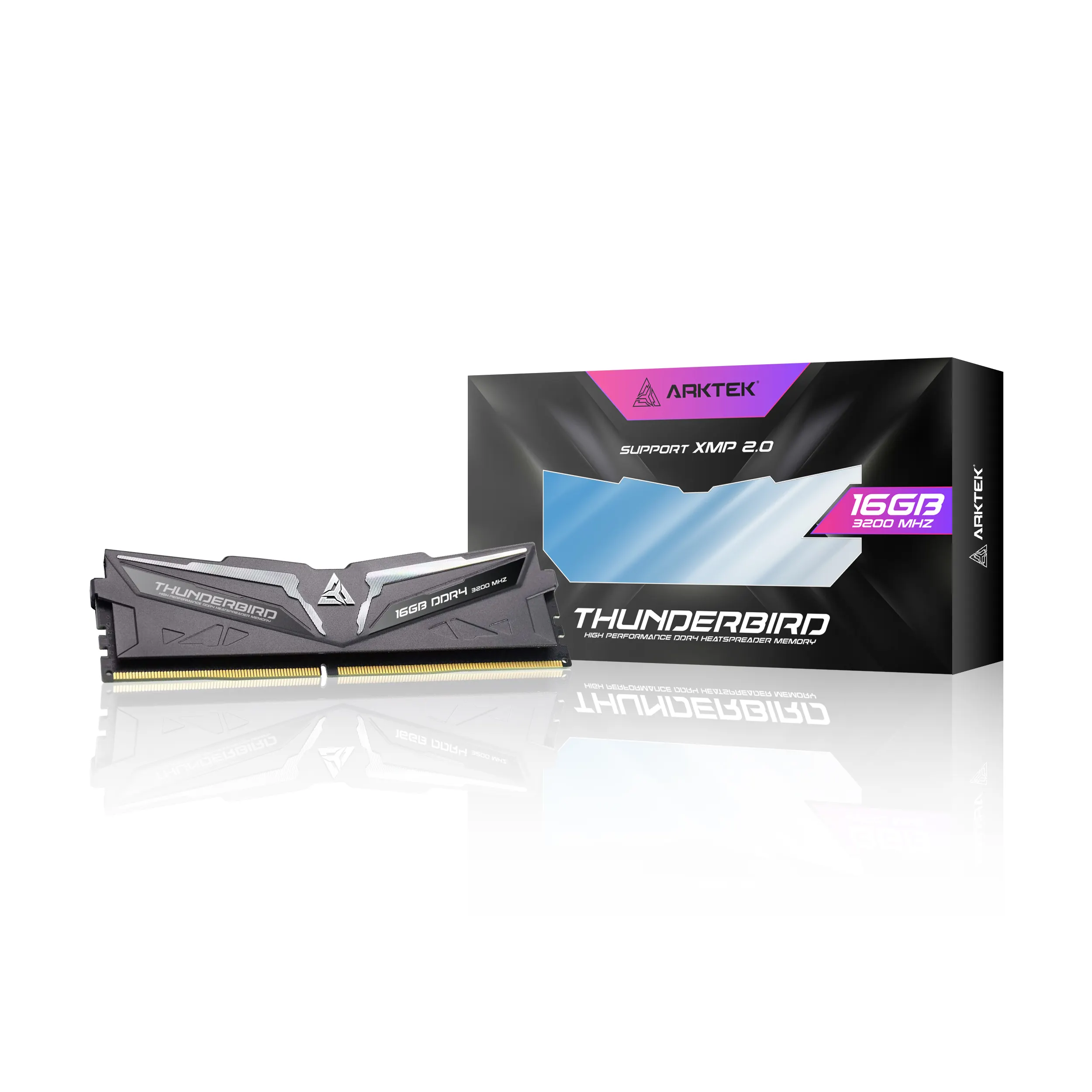 Arktek Thunderbird Serie 32Gb (2X16Gb) 288-Pin DDR4 <span class=keywords><strong>Sdram</strong></span> DDR4 3200 Desktop Geheugen Model