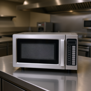 Horno Microondas Comercial de Encimera, 1000W, Acero Inoxidable, Pantalla Táctil Digital, 10 Ajustes Preestablecidos, 5 Niveles de Potencia, Multi-Lock - Product Image 2