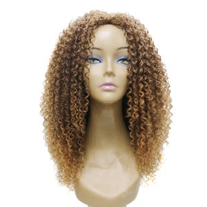Perruque mongole synthétique crépue lisse, cheveux bouclés <span class=keywords><strong>Afro</strong></span> pour femmes noires, vente en gros, nouveauté - Product Image 1