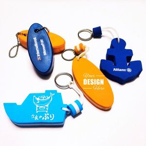 Llavero Flotante Personalizado de Goma con Aleación de Zinc, Ligero y Resistente al Agua para Navegación y Deportes Acuáticos - Product Image 1
