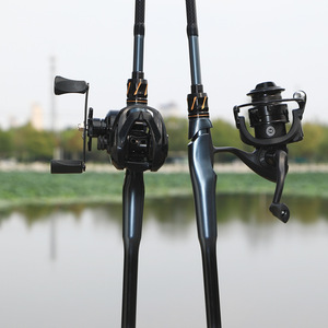Lure Rod Set Carbon Fiber Long Casting Sea Fishing Rod Baitcasting Spinning Reel Saltwater Fish Lure Fishing Reservoir Pond - Product Image 1