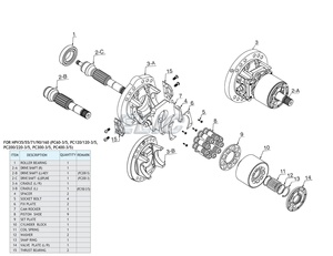 Pièces d'excavatrice, pompe principale PC200-3/5 HPV90 708-25-01064 708-2L-00460 708-2L-00300, piston hydraulique pour remplacement - Product Image 4