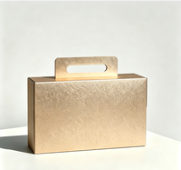 Boîte cadeau rigide de luxe en papier kraft personnalisé avec fermeture magnétique pour chocolat, bonbons, en-cas, emballage réutilisable, design pliable, quatre couleurs