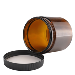 Pot de stockage en plastique à large ouverture Amber avec pulvérisateur pour crème pour le visage, emballage cosmétique 5ml 15ml 30ml 50ml 60ml 100ml 270ml 500ml - Product Image 3