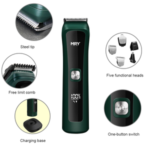 Mry Tất Cả Trong Một Cá Nhân Tông Đơ <span class=keywords><strong>5</strong></span> Trong 1 Đa Chức Năng Tóc Mũi Tông Đơ Người Đàn Ông Chải Chuốt Kit Tông Đơ Chuyên Nghiệp Cho Nam Giới - Product Image 2