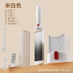 Dropshipping Shopify : Coupe-légumes et viande multifonctionnel en acier inoxydable, trancheuse et hachoir pour la cuisine domestique et la préparation rapide des repas - Product Image 6