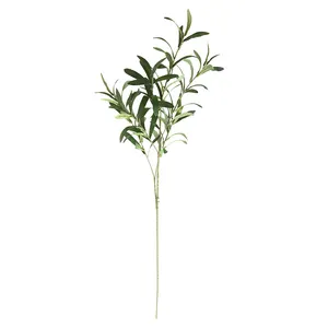 Best Selling Artificial Olive Tree Leaf Branches For Garden Furniture Decoration Green Plant Wedding Decorative