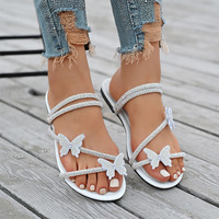 Chaussons d'été pour femmes les plus populaires, chaussons pour femmes avec strass, chaussons de créateurs pour femmes