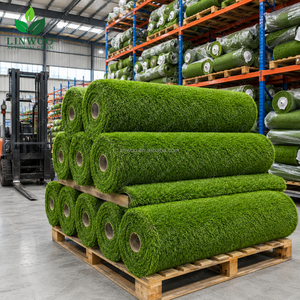 Gazon <span class=keywords><strong>synthétique</strong></span> multi-tons 40 mm en gros pour écoles, parcs et aménagements municipaux - Product Image 1
