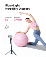 Microphone magnétique sans fil Hollyland Lark A1 48kHz 24bit pour YouTube TikTok Live 200m/650ft Réduction du bruit Mini Microfono Mic