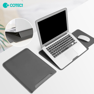 COTECI-Funda de nailon para ordenador portátil, de <span class=keywords><strong>13</strong></span>, <span class=keywords><strong>14</strong></span>, 15 y 16 pulgadas, de piel sintética, con asa y soporte, para ordenador portátil de negocios - Product Image 6