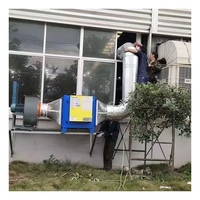 Système d'extraction d'air commercial à haute efficacité (98%) certifié CE avec précipitateur électrostatique pour hotte de cuisine de restaurant