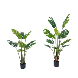 OH Arts venda quente nhựa nhân tạo monstera cây <span class=keywords><strong>bonsai</strong></span> Para Casa E casamento decoracaes - Product Image 6