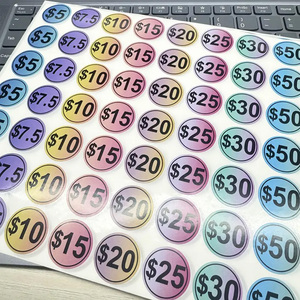 Bán buôn siêu thị thực phẩm Sản phẩm Trái Cây Pop giấy nhãn viết thẻ cho hàng tạp hóa quảng cáo khuyến mại dán dấu hiệu - Product Image 5