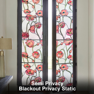 <span class=keywords><strong>Vinilos</strong></span> Decorativos 3D <span class=keywords><strong>para</strong></span> Ventanas con Diseño <span class=keywords><strong>de</strong></span> Flores Rojas, Adhesivos Estáticos <span class=keywords><strong>para</strong></span> Ventanas <span class=keywords><strong>de</strong></span> Vidrio, Sin Adhesivo, Muestra Gratuita - Product Image 4