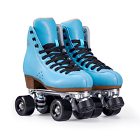 PAPAISON Patines de Ruedas Cuádruples Ligeros, Duraderos, Transpirables e Impermeables para Exteriores, para Adultos, Personalizables, Material PU