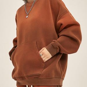 Fabricantes de Ropa Personalizada, Algodón Grueso, Deslavado, Desgastado, Estilo Vintage, Cuello Redondo Unisex, Invierno, 100% Algodón - Product Image 6