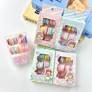 Hairpin World Children's Hair Ties Soft Elastic Rubber Bands Cartoon Design Daily Use Hair Accessories - Product Image 1
