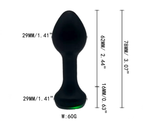 2025 nuova luce colorata lampeggiante anale <span class=keywords><strong>plug</strong></span> led luce incandescente in metallo g spot anale <span class=keywords><strong>plug</strong></span> sex toy per donne uomini - Product Image 6