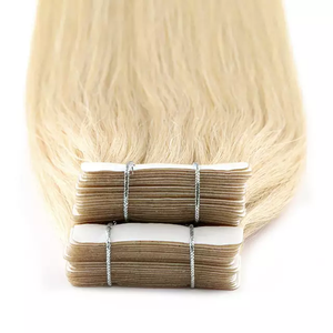 Jasmine Beauty Wholesale Price High Quality Double Drawn Invisible Natural Straight Remy Virgin Human Hair Extensions Tape in - Product Image 3
