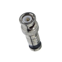 Conector macho BNC de compresión rg6, tipo BNC, conector coaxial de compresión bnc rg59 rf