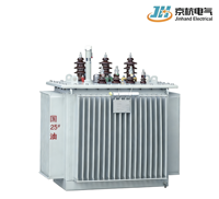Yüksek Verimli 3 630KVA 1000KVA Alüminyum Sargılı Yağlı Tip Güç Trafosu Model S13/22-M Jinhand Endüstriyel Güç İçin