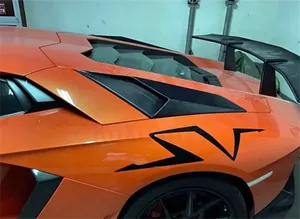 Kit de carrosserie en Fiber de carbone 3K de haute qualité pour <span class=keywords><strong>Lamborghini</strong></span> <span class=keywords><strong>Aventador</strong></span> LP700 LP720 LP750 découpes de pare-chocs d'échappement de hayon nouveau - Product Image 6