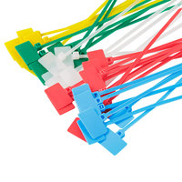 Attaches-câbles en nylon pour caméras de sécurité avec zone d'étiquetage imprimable pour l'identification des câbles des systèmes de vidéosurveillance