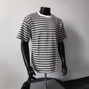 Mixed Color <b>Beaded</b> Short T-Shirt Men's 2025 Summer American Retro Lazy <b>Loose</b> Casual Round Neck Sleeveless Breathable Top - Product Image 5