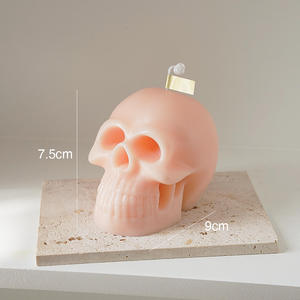 Nueva Vela de Cera de Soja con Forma de Esqueleto, Decoración de Halloween, Hecha a Mano, Colorida, Creativa, Novedosa y de Terror - Product Image 5