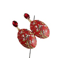 Pendientes de Concha de Tortuga de Alta Calidad para Mujer, Pendientes de Resina Plástica Modernos y a la Moda para Mujer