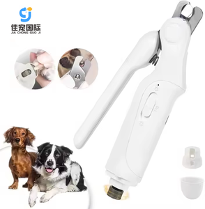 Petdom 2-in-1 LED <b>Light</b> Electric Nail Grinder <b>for</b> <b>Dogs</b> USB Rechargeable Eco-friendly Pet Nail Clipper Stainless Steel Small - Product Image 1
