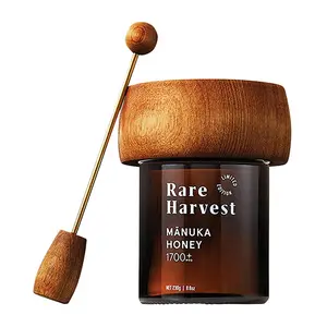 Couvercle en bois écologique pour pot de miel Bouchon et fermeture de bouteille d'emballage de confinement réutilisables