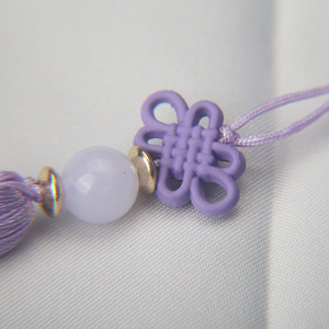 Kites Chinese Knot Tassel Pendant 7cm Ice Silk Polyester Yarn Decorative <b>Bookmark</b> Clothing DIY Accessory - Product Image 4