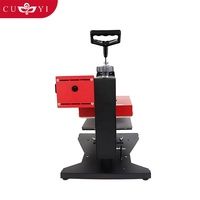 Machines à presse à chaud CUYI Label 20*20 cm pour transfert thermique de petite taille, machine à sublimation