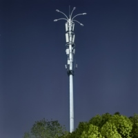 Tour d'antenne Wi-Fi fiable, galvanisée à chaud, hauteur de 5 à 200 m