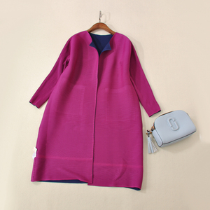 Abrigo de moda de ropa elegante Collar de manga larga de invierno de las mujeres falda <span class=keywords><strong>abrigos</strong></span> - Product Image 3