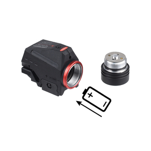 Linterna Multifuncional Resistente de 150 Lúmenes con Luz Roja/Verde Combinada, Montaje de 20 mm, Salida Ajustable, para Caza - Product Image 5