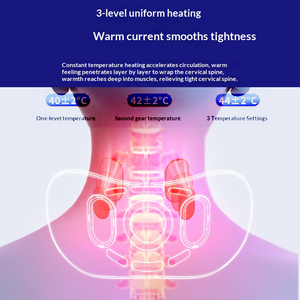 Almohada Cervical Ergonómica con EMS, Luz Roja, Calentamiento y Tracción, Masajeador de Cuello para Alivio EM-2442 - Product Image 2